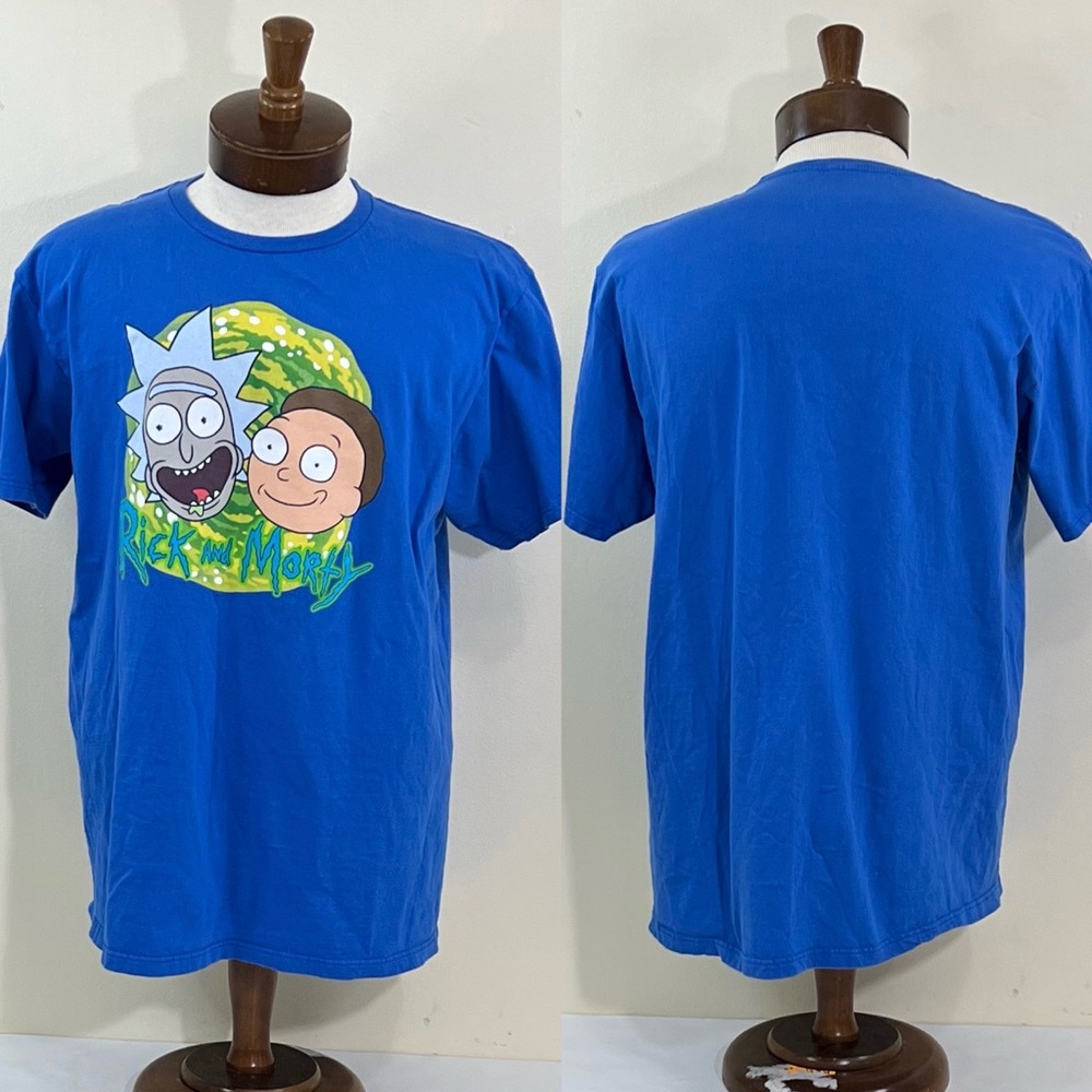 Blue Rick and Morty Men’s Graphic T-Shirt